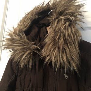 Brown A + F Winter Jacket